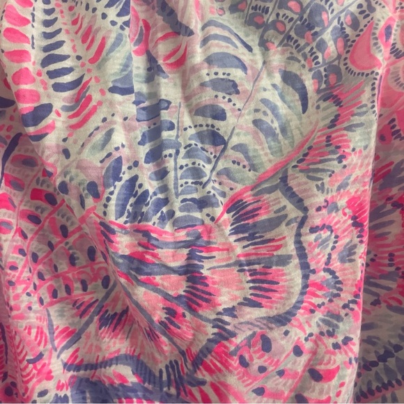 Lilly Pulitzer Essie pink print tank top 20834 - Picture 6 of 11